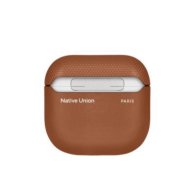 Apple AirPods 4 Case Qi M-Safe Charging Native Union RE Classic Series Faux Leather Cover - 9