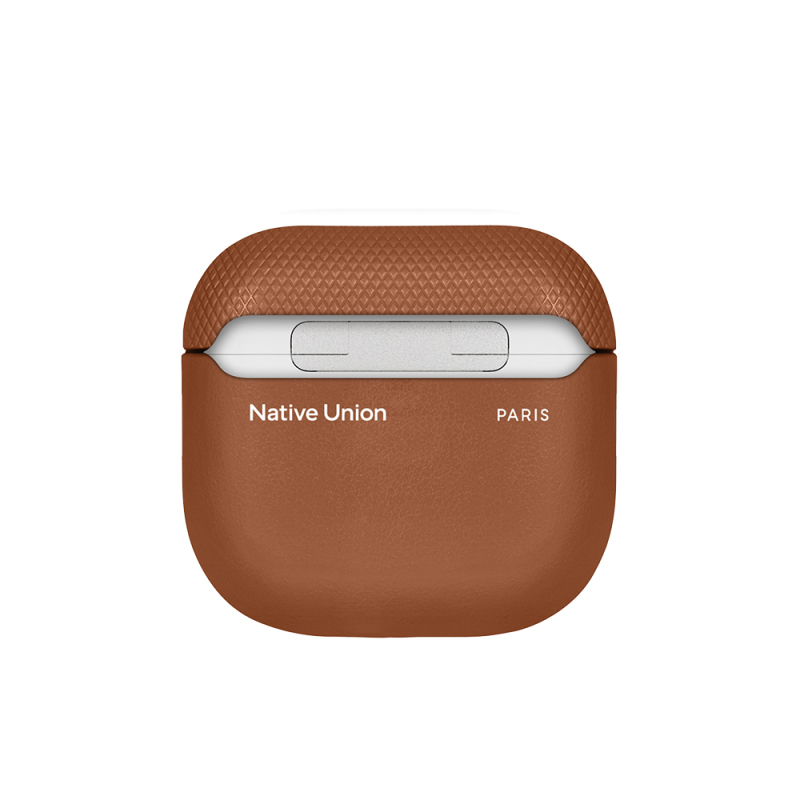 Apple AirPods 4 Case Qi M-Safe Charging Native Union RE Classic Series Faux Leather Cover - 9
