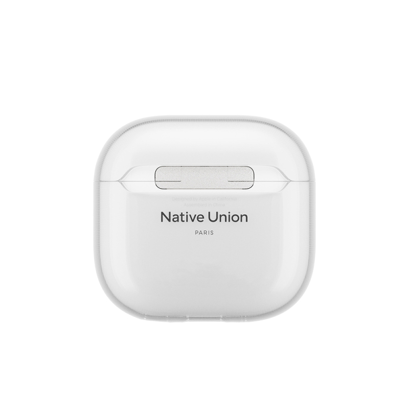 Apple AirPods 4 Case Qi M-Safe Charging Native Union RE Clear Series Silicone Cover - 3