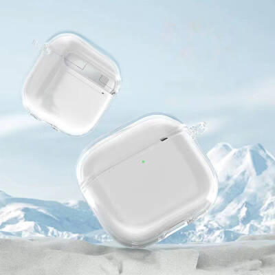 Apple Airpods 4 Case Transparent Crystal Silicone Zore Airbag 14 Case - 4