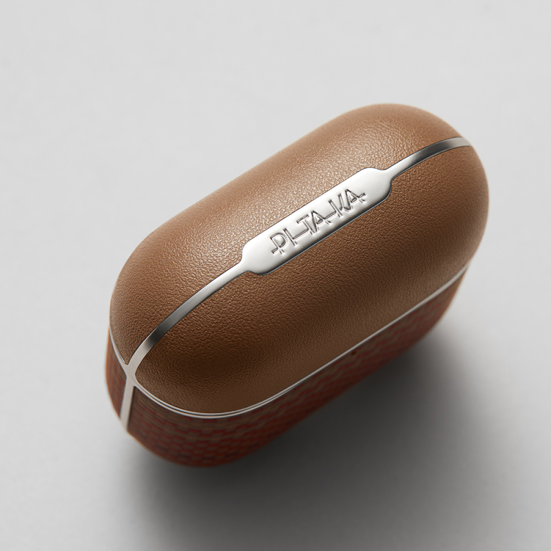 Apple Airpods 4 Kılıf Aramid Fiber Pitaka Tactile Woven Sunset-Moonrise Serisi Sunset Kapak - 31