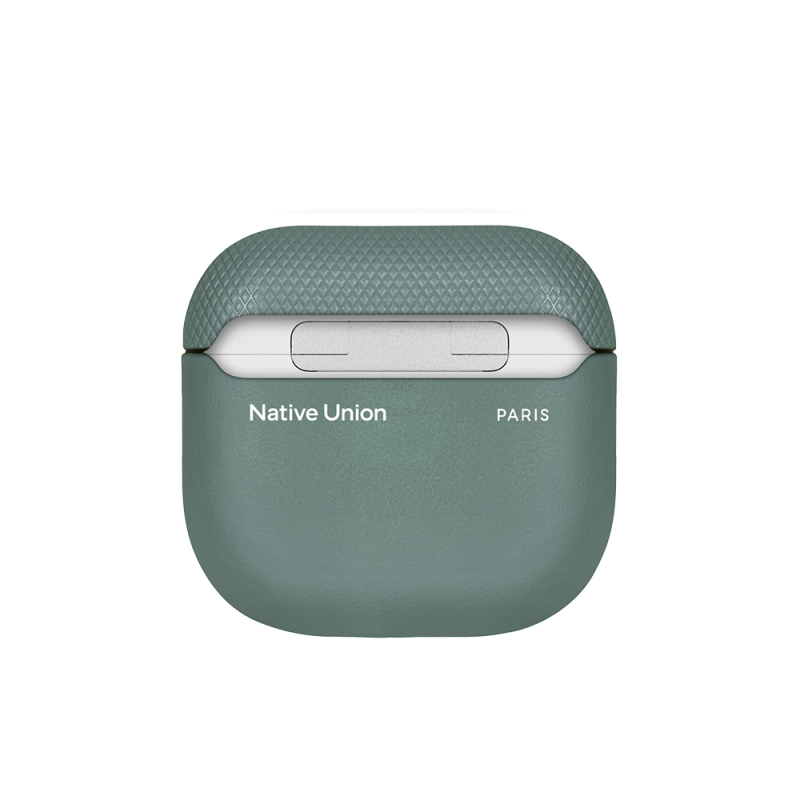 Apple AirPods 4 Kılıf Qi M-Safe Şarj Özellikli Native Union RE Classic Serisi Suni Deri Kapak - 8