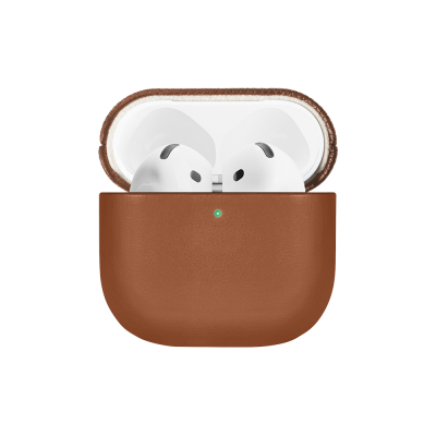 Apple AirPods 4 Kılıf Qi M-Safe Şarj Özellikli Native Union RE Classic Serisi Suni Deri Kapak - 6