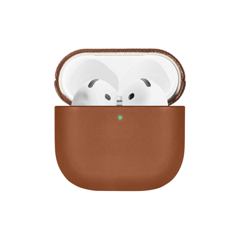 Apple AirPods 4 Kılıf Qi M-Safe Şarj Özellikli Native Union RE Classic Serisi Suni Deri Kapak - 6