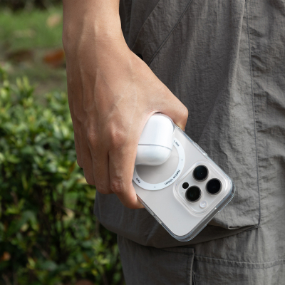 Apple AirPods 4 Kılıf Qi M-Safe Şarj Özellikli Native Union RE Clear Serisi Silikon Kapak - 7