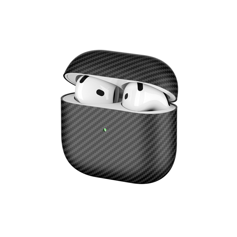 Apple Airpods 4 Zore Airbag 43 600D Carbon Fiber Headphone Case - 4
