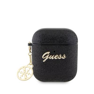 Apple Airpods Case GUESS Glitter 4G Charm Cover - 1