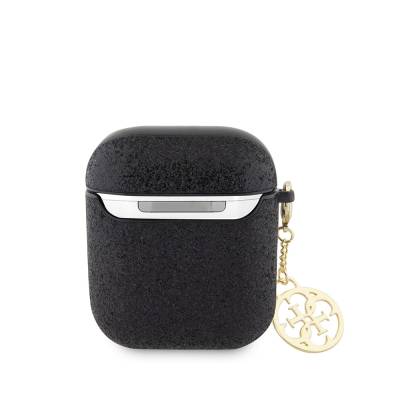 Apple Airpods Case GUESS Glitter 4G Charm Cover - 3