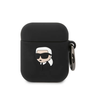 Apple Airpods Case Karl Lagerfeld Original Licensed Karl 3D Silicone Cover - 1