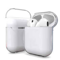 Apple Airpods Case Transparent Hard Crystal Zore Airbag 14 Case - 4