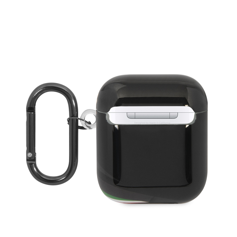 Apple Airpods Kılıf Ferrari Orjinal Lisanslı IML Baskılı Klasik Logolu TPU Kılıf - 3