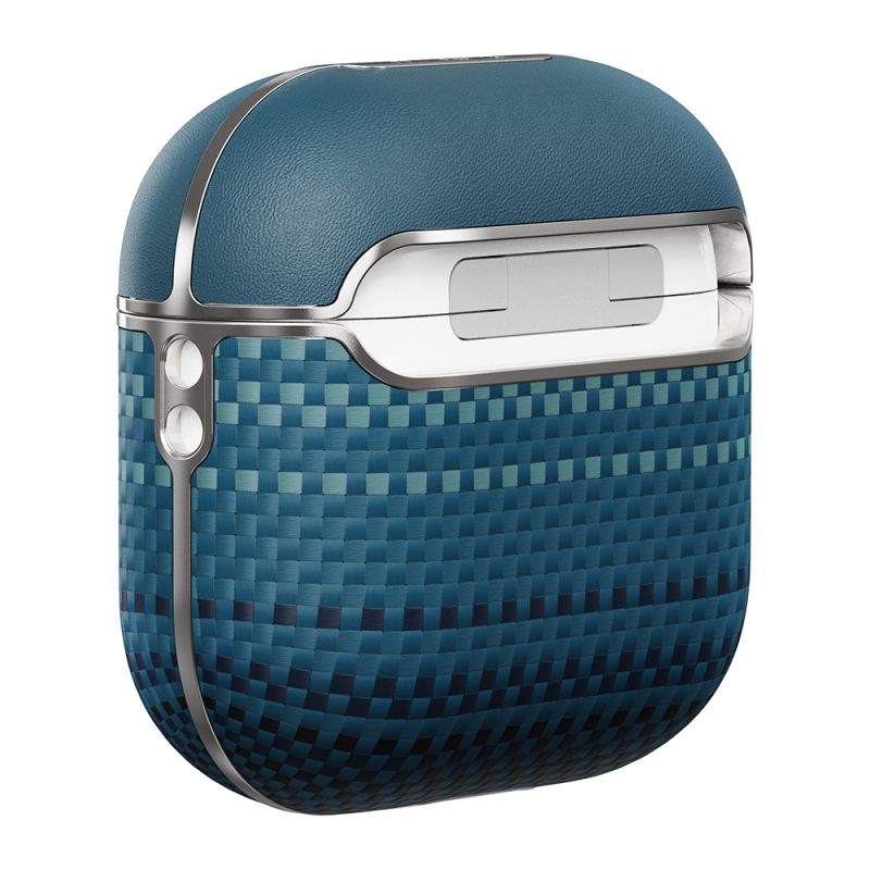 Apple Airpods Pro 2 Case Aramid Fiber Pitaka Tactile Woven Sunset-Moonrise Series Sunset Cover - 6