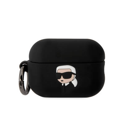 Apple Airpods Pro 2 Case Karl Lagerfeld Original Licensed Karl 3D Silicone Cover - 5