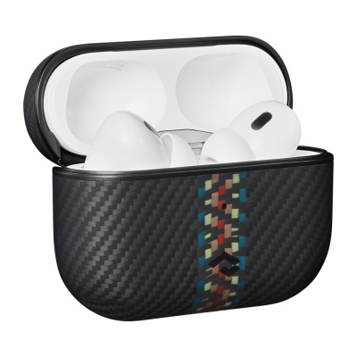 Apple Airpods Pro 2 Case Magsafe Charging Featured 600D Aramid Fiber Pitaka Orchestra Series Rhapsody Case - 6