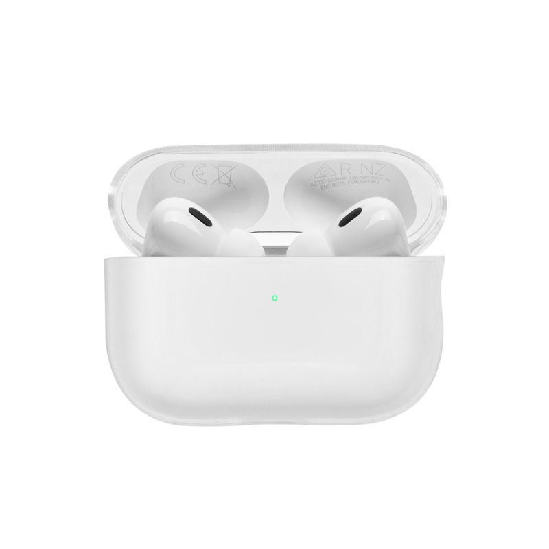 Apple AirPods Pro 2 Case Qi M-Safe Charging Feature Native Union RE Clear Series Silicone Cover - 2