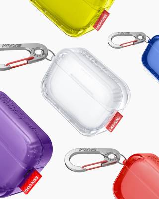 Apple Airpods Pro 2 Case SkinArma Transparent Color Airbag Design Saido Case - 12