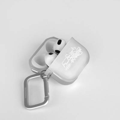 Apple Airpods Pro 2 Case SkinArma Transparent Matte Design Kinzoku Case - 4