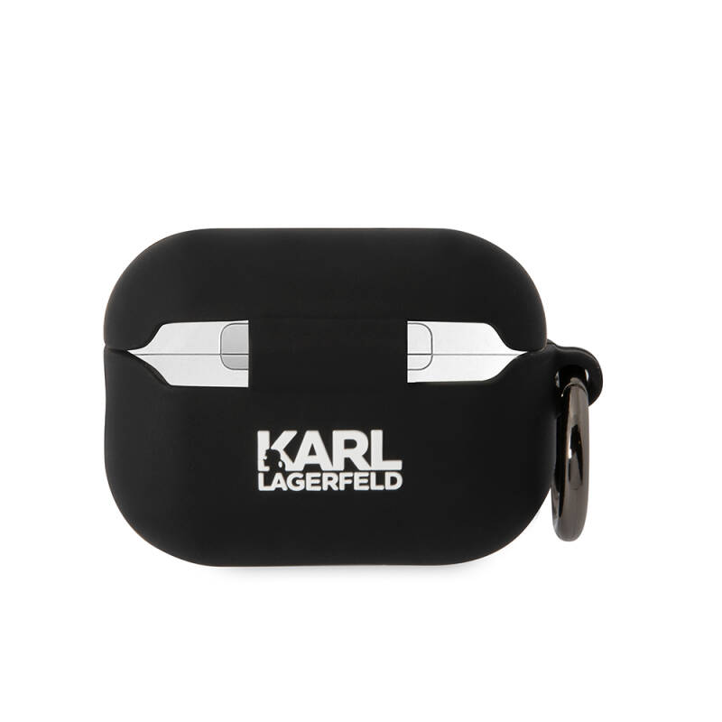Apple Airpods Pro 2 Kılıf Karl Lagerfeld Orjinal Lisanslı Karl 3D Silikon Kapak - 2