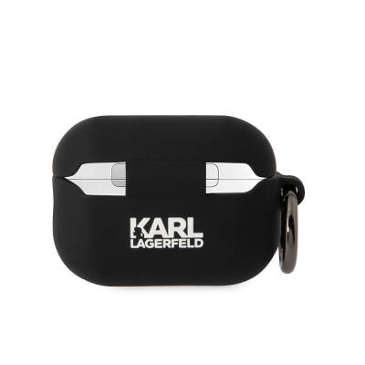 Apple Airpods Pro 2 Kılıf Karl Lagerfeld Orjinal Lisanslı Karl & Choupette 3D Silikon Kapak - 2