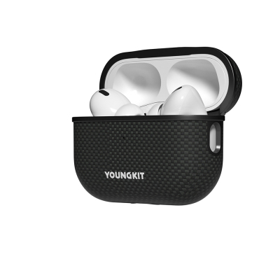 Apple Airpods Pro 2 Kılıf M-safe Şarj Özellikli Aramid Fiber Youngkit 1500D Extreme Wing Serisi Kapak - 5