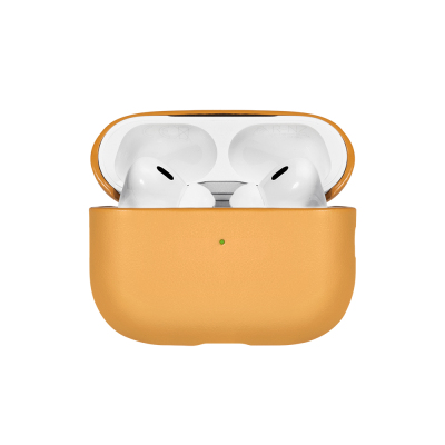 Apple AirPods Pro 2 Kılıf Qi M-Safe Şarj Özellikli Native Union RE Classic Serisi Suni Deri Kapak - 4