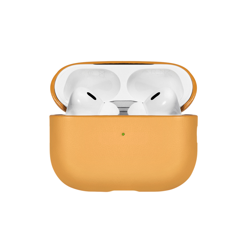 Apple AirPods Pro 2 Kılıf Qi M-Safe Şarj Özellikli Native Union RE Classic Serisi Suni Deri Kapak - 4