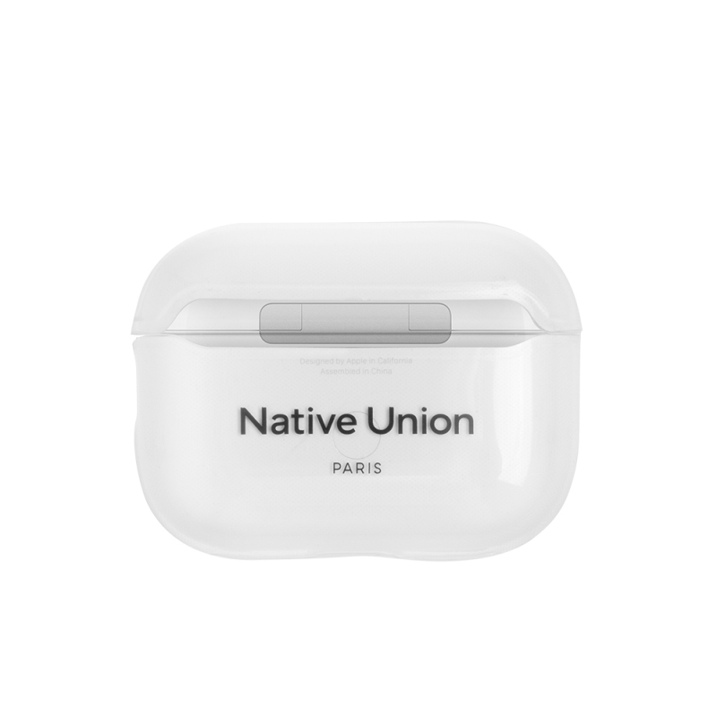 Apple AirPods Pro 2 Kılıf Qi M-Safe Şarj Özellikli Native Union RE Clear Serisi Silikon Kapak - 3