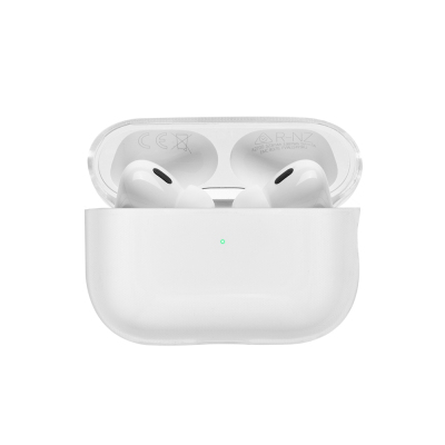 Apple AirPods Pro 2 Kılıf Qi M-Safe Şarj Özellikli Native Union RE Clear Serisi Silikon Kapak - 2