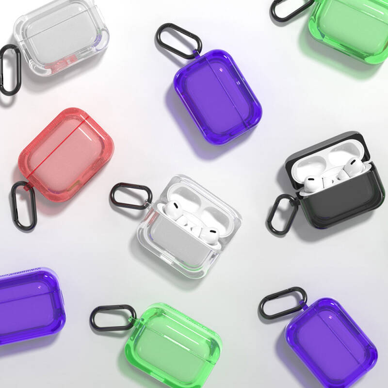 Apple Airpods Pro 2 Kılıf Saydam Jelly Tasarımlı Youngkit Candy Serisi Kılıf - 10