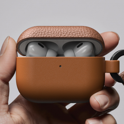 Apple AirPods Pro 3 Amazingthing Glamour Classique Serisi Deri Tasarımlı Kapak - 24