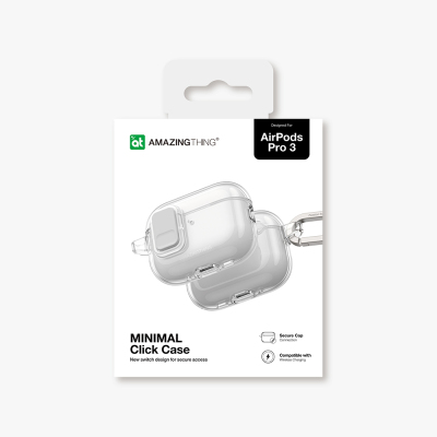 Apple Airpods Pro 3 Amazingthing Magnetik Kilit Tasarımlı Minimal Serisi Kılıf - 8