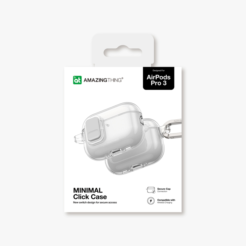 Apple Airpods Pro 3 Amazingthing Magnetik Kilit Tasarımlı Minimal Serisi Kılıf - 8