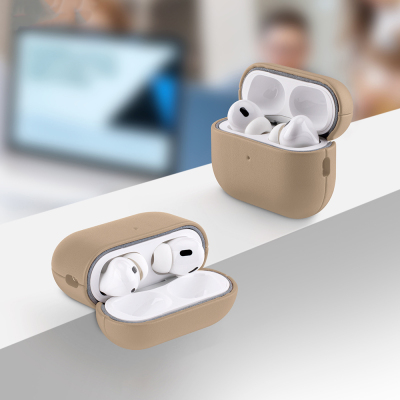 Apple AirPods Pro 3 Case M-Safe Charging Enabled Mutural Yahu Series Leather Design Cover - 12