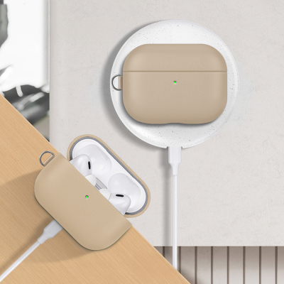 Apple AirPods Pro 3 Case M-Safe Charging Enabled Mutural Yahu Series Leather Design Cover - 8