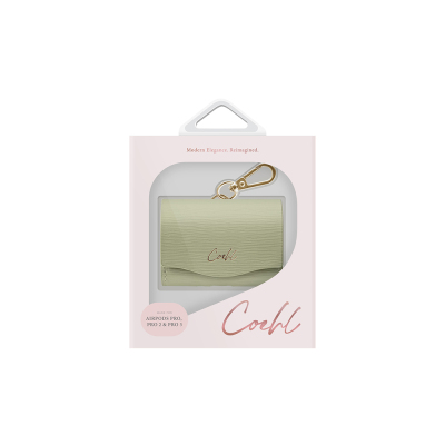 Apple AirPods Pro 3 Case PU Leather Bag Design Coehl Mirelle Series Cover - 18