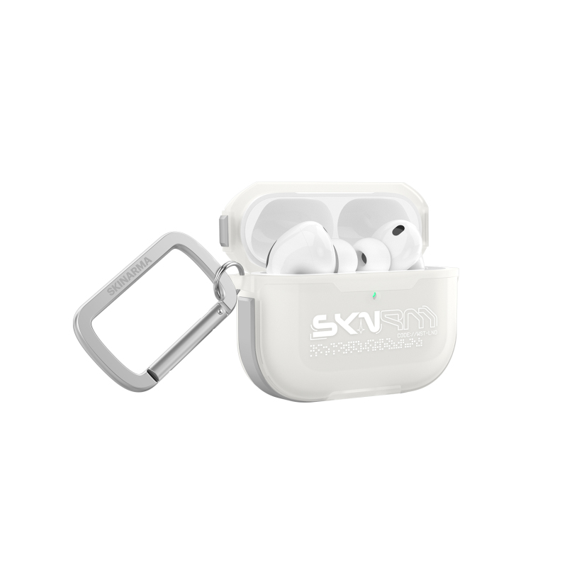 Apple Airpods Pro 3 Case Skinarma Transparent Matte Design Kinzoku Case - 3