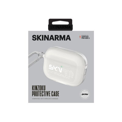 Apple Airpods Pro 3 Case Skinarma Transparent Matte Design Kinzoku Case - 5