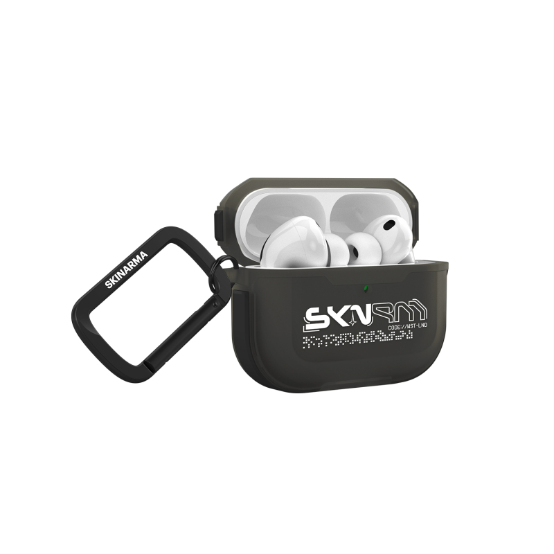 Apple Airpods Pro 3 Case Skinarma Transparent Matte Design Kinzoku Case - 8