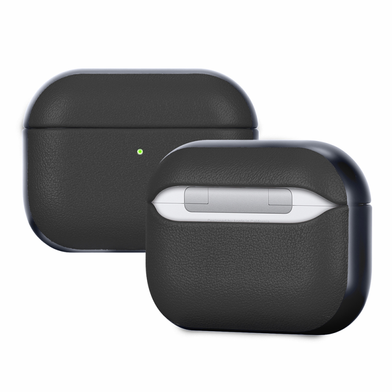 Apple AirPods Pro 3 Case with M-Safe Charging, Mutural Poying Series, Leather Design Cover - 1