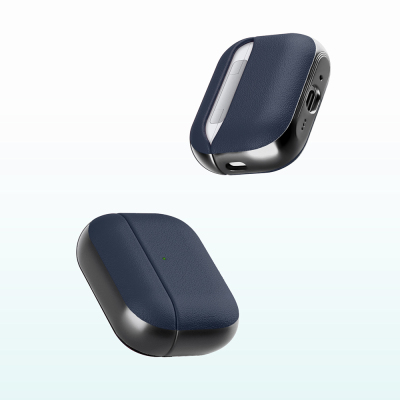 Apple AirPods Pro 3 Case with M-Safe Charging, Mutural Poying Series, Leather Design Cover - 18