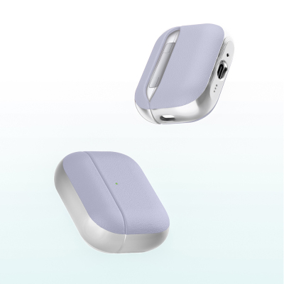 Apple AirPods Pro 3 Case with M-Safe Charging, Mutural Poying Series, Leather Design Cover - 20