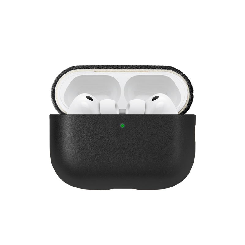 Apple AirPods Pro 3 Case with Qi M-Safe Charging, Native Union Classic Series Faux Leather Cover - 10