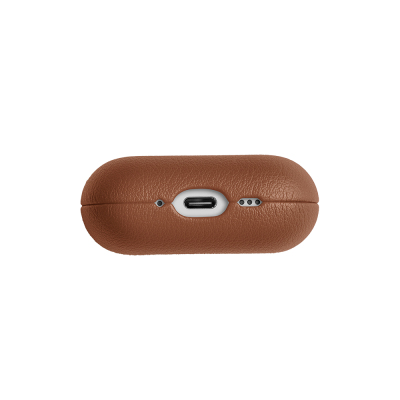 Apple AirPods Pro 3 Case with Qi M-Safe Charging, Native Union Classic Series Faux Leather Cover - 16