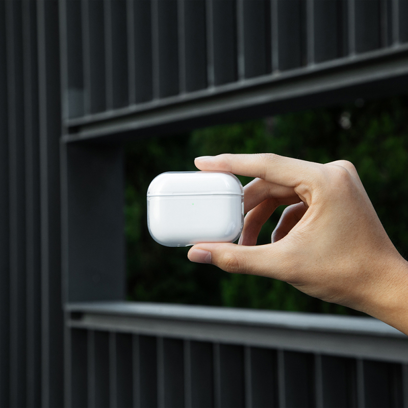 Apple AirPods Pro 3 Case with Qi M-Safe Charging, Native Union Clear Series Silicone Cover - 8