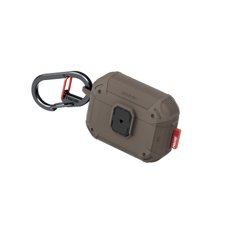 Apple Airpods Pro 3 Kılıf Airbagli Yivli Köşe Kilit Tasarımlı 360 Derece Koruma Skinarma Mecha LE Kılıf - 1