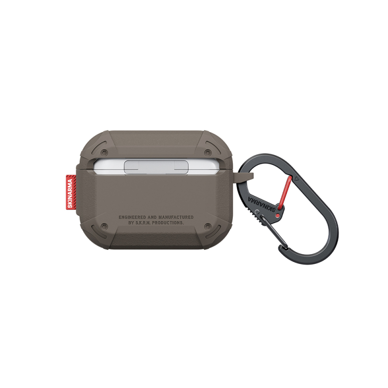 Apple Airpods Pro 3 Kılıf Airbagli Yivli Köşe Kilit Tasarımlı 360 Derece Koruma Skinarma Mecha LE Kılıf - 16