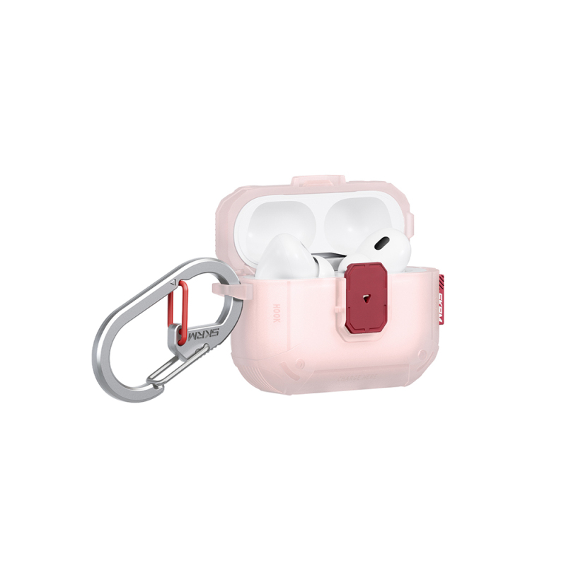 Apple Airpods Pro 3 Kılıf Airbagli Yivli Köşe Kilit Tasarımlı 360 Derece Koruma Skinarma Mecha LE Kılıf - 11
