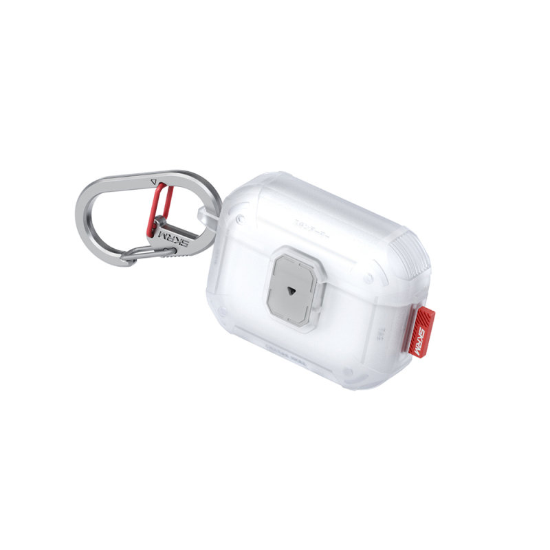 Apple Airpods Pro 3 Kılıf Airbagli Yivli Köşe Kilit Tasarımlı 360 Derece Koruma Skinarma Mecha LE Kılıf - 4