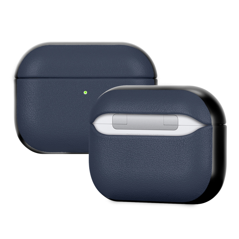 Apple AirPods Pro 3 Kılıf M-Safe Şarj Özellikli Mutural Poying Serisi Deri Tasarımlı Kapak - 2