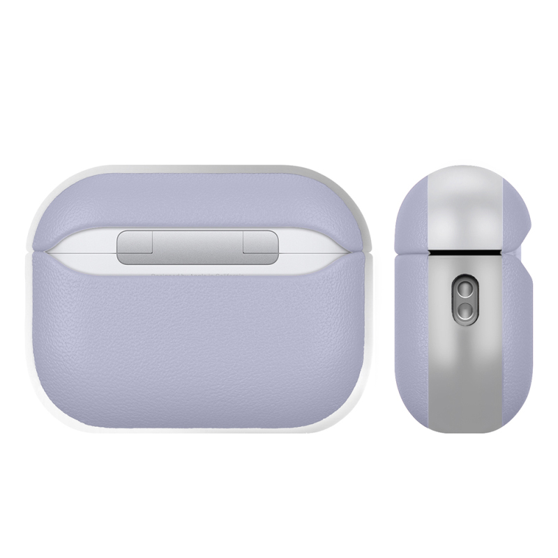 Apple AirPods Pro 3 Kılıf M-Safe Şarj Özellikli Mutural Poying Serisi Deri Tasarımlı Kapak - 10